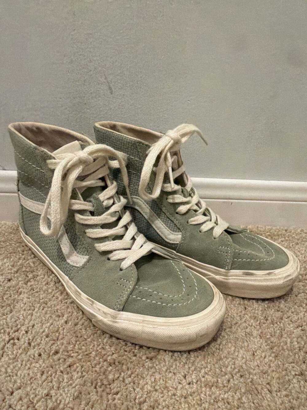Vans Sk8-Hi High-Top Sneakers - Sage Green